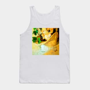 Hydrangeas in a Basket Tank Top